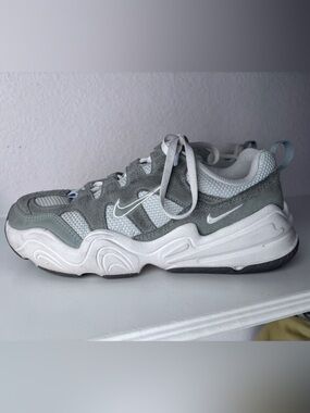 Nike Women’s Tech Her Mica Green Grey Suede Sneakers